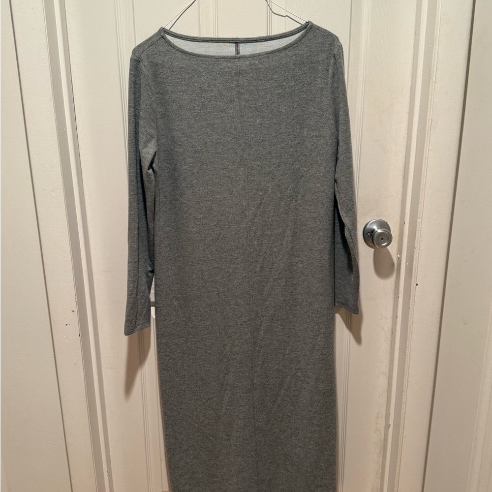 Elegant Gray Women's Dress